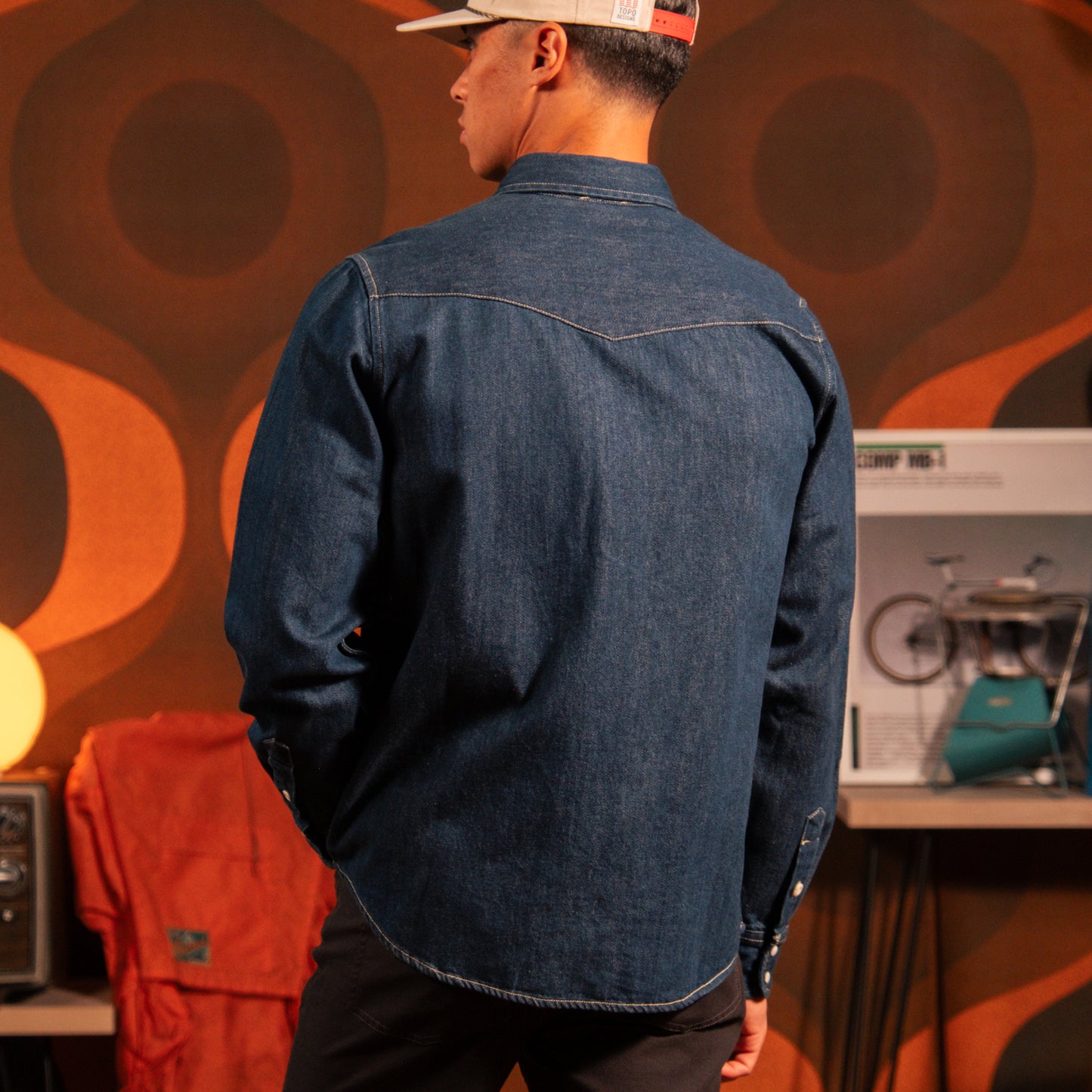 Mountain Shirt Long Sleeve Denim - Men's