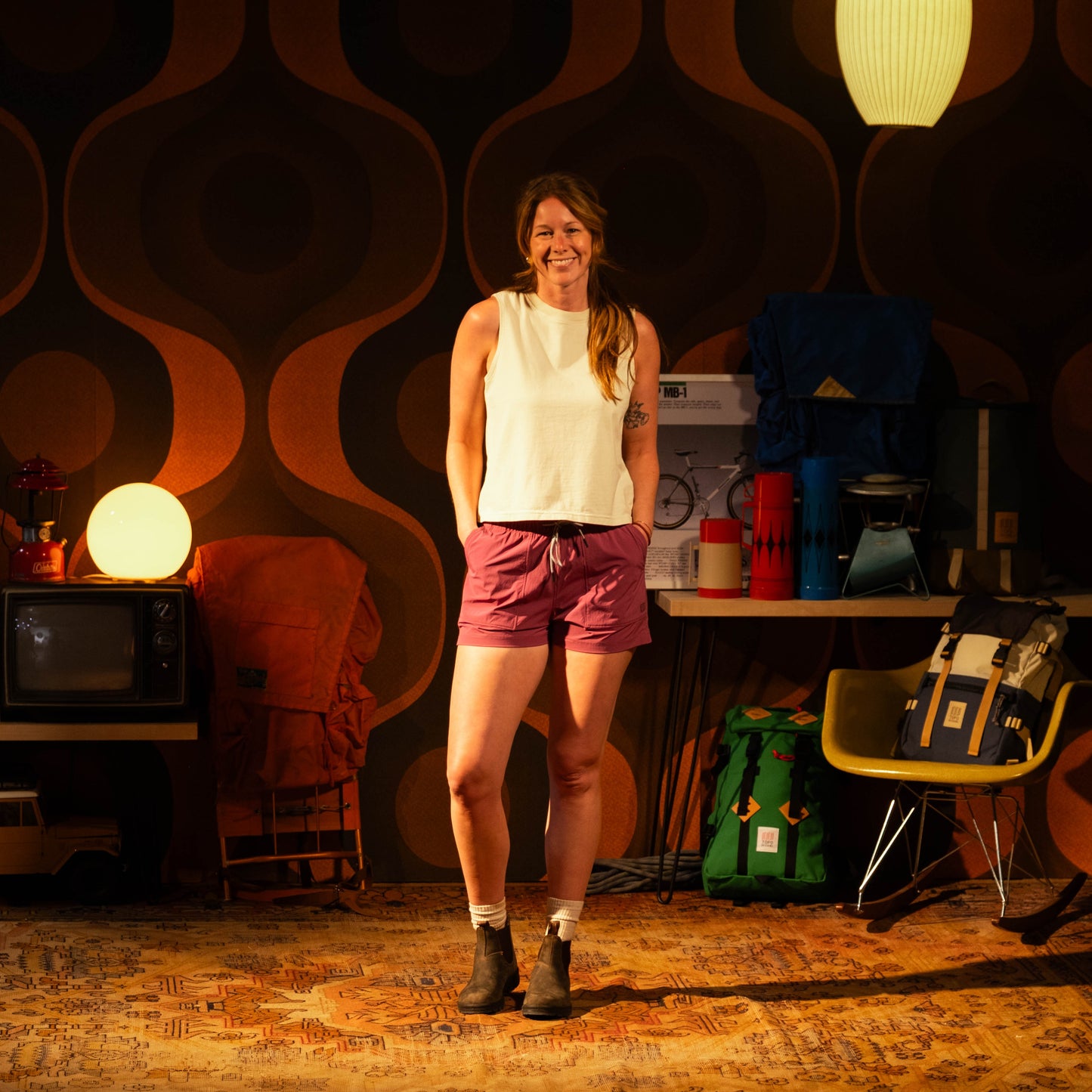 General Lookbook model shot of Topo Designs Mesa Shorts - Women's