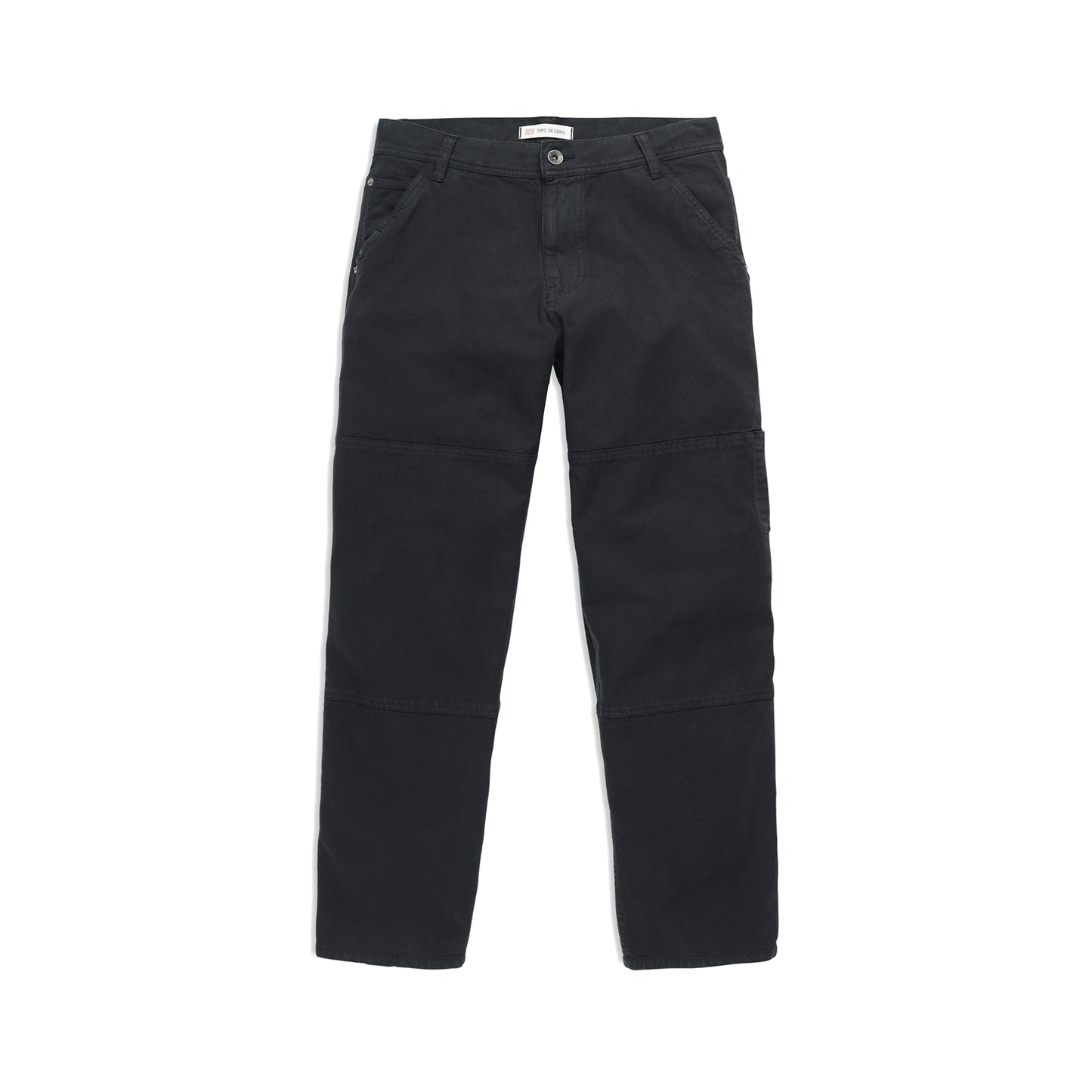 Front View of Topo Designs Dirt Utility Pants - Men's  in "Black"