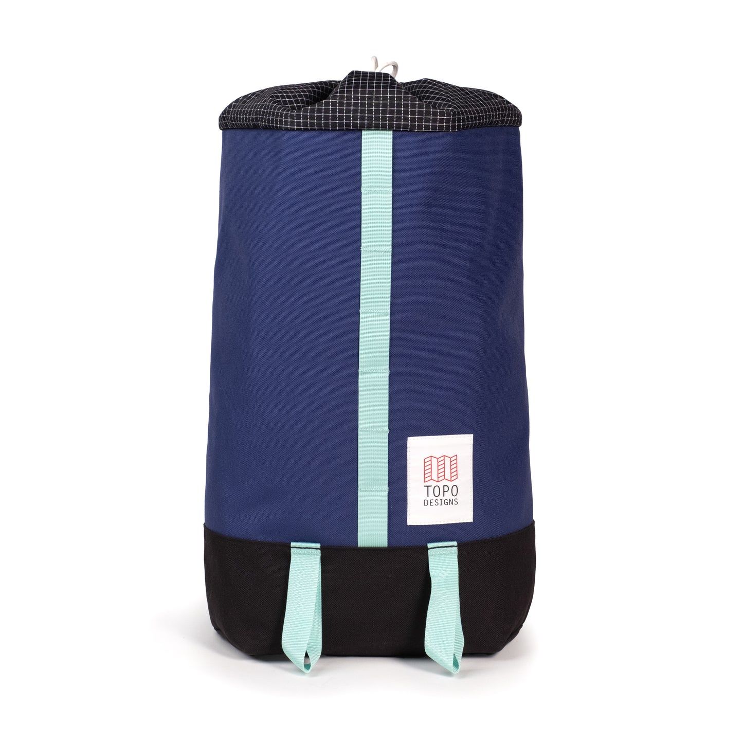 Front View of Topo Designs Cosmos Backpack in "Aura / Black"