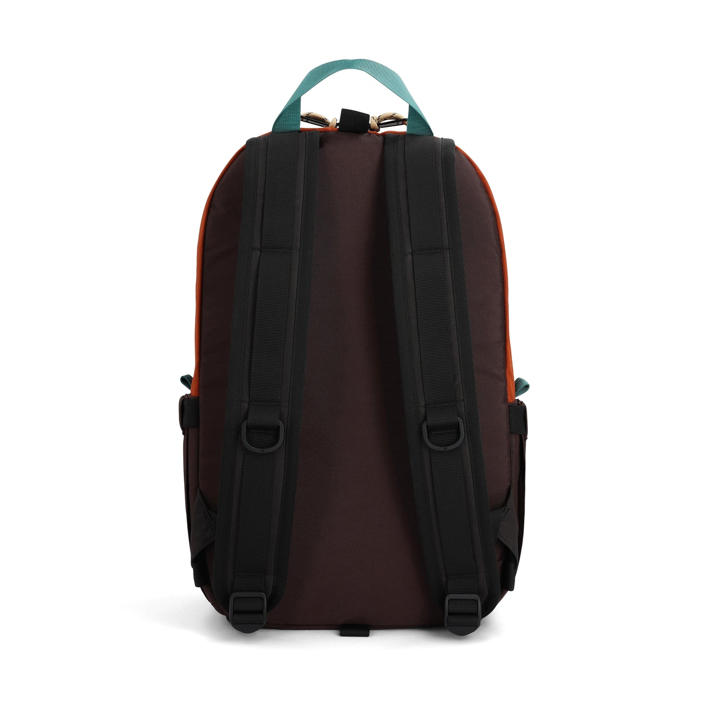 Back View of Topo Designs Light Pack in "Clay / Chocolate"