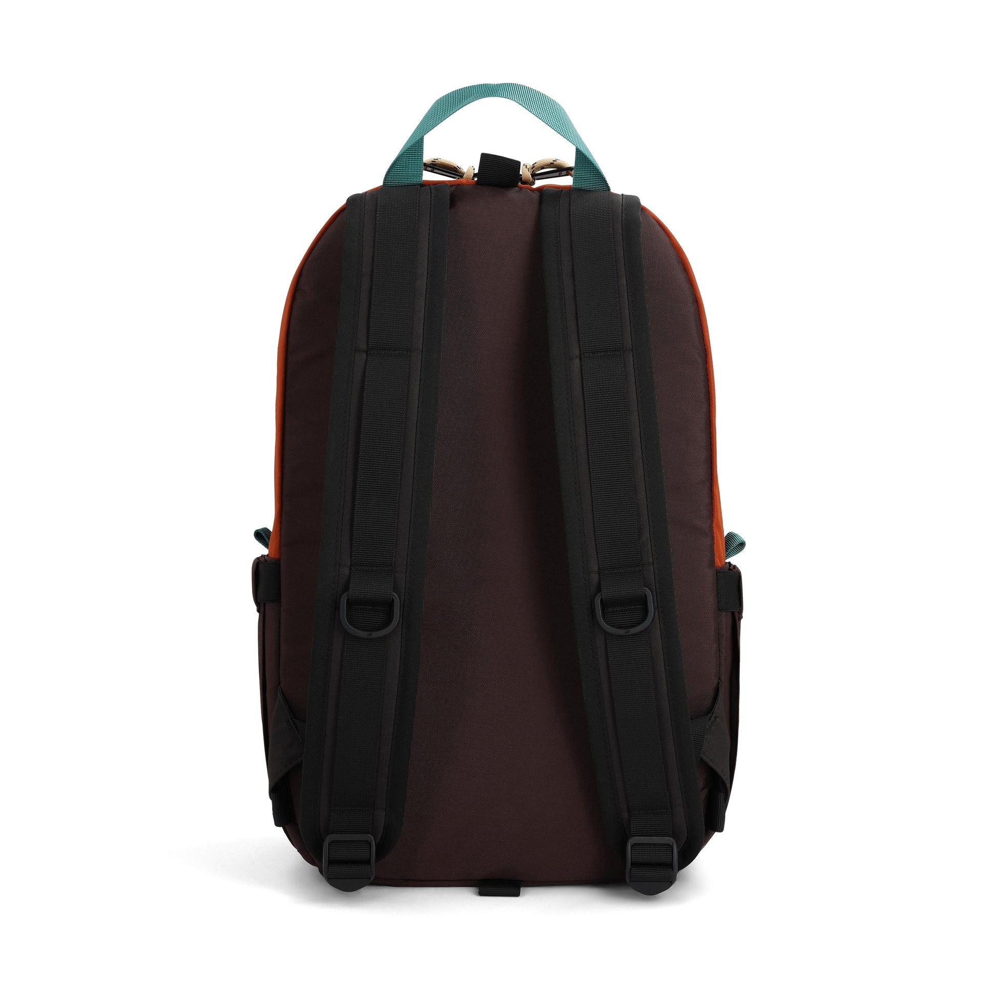 Back View of Topo Designs Light Pack in "Clay / Chocolate"