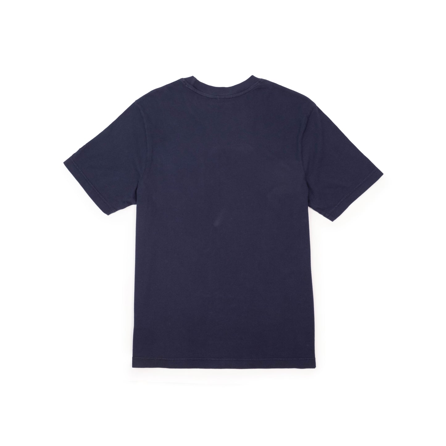 Back View of Topo Designs Dirt Pocket Tee Short Sleeve - Men's in "Midnight"