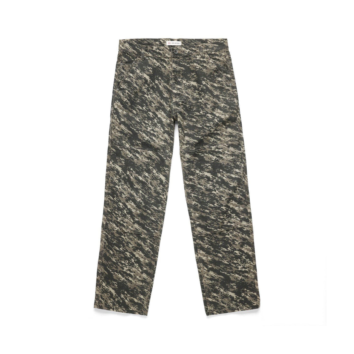 Front View of Topo Designs Utility Pants - Men's in "Beetle Yukon"