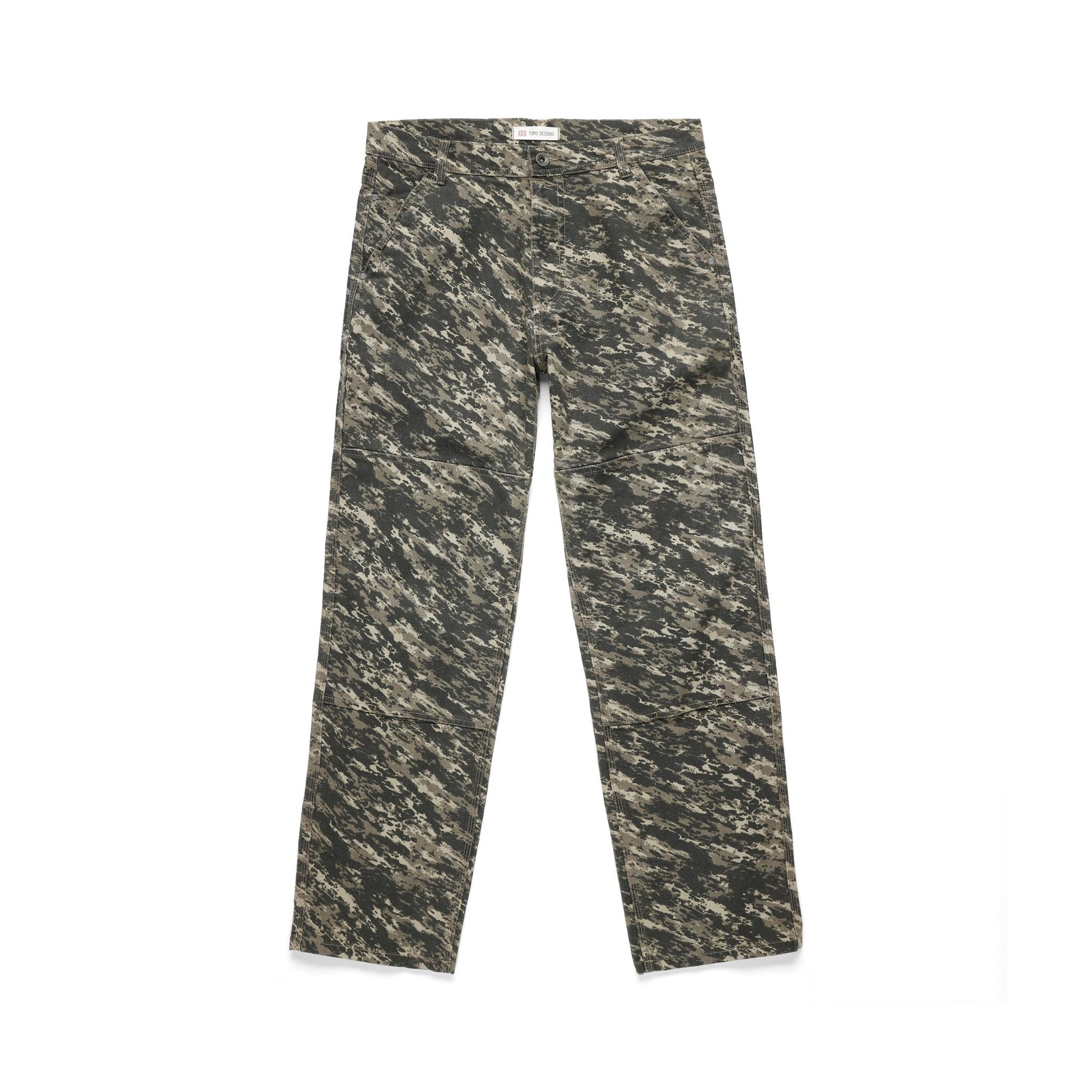 Front View of Topo Designs Utility Pants - Men's in "Beetle Yukon"