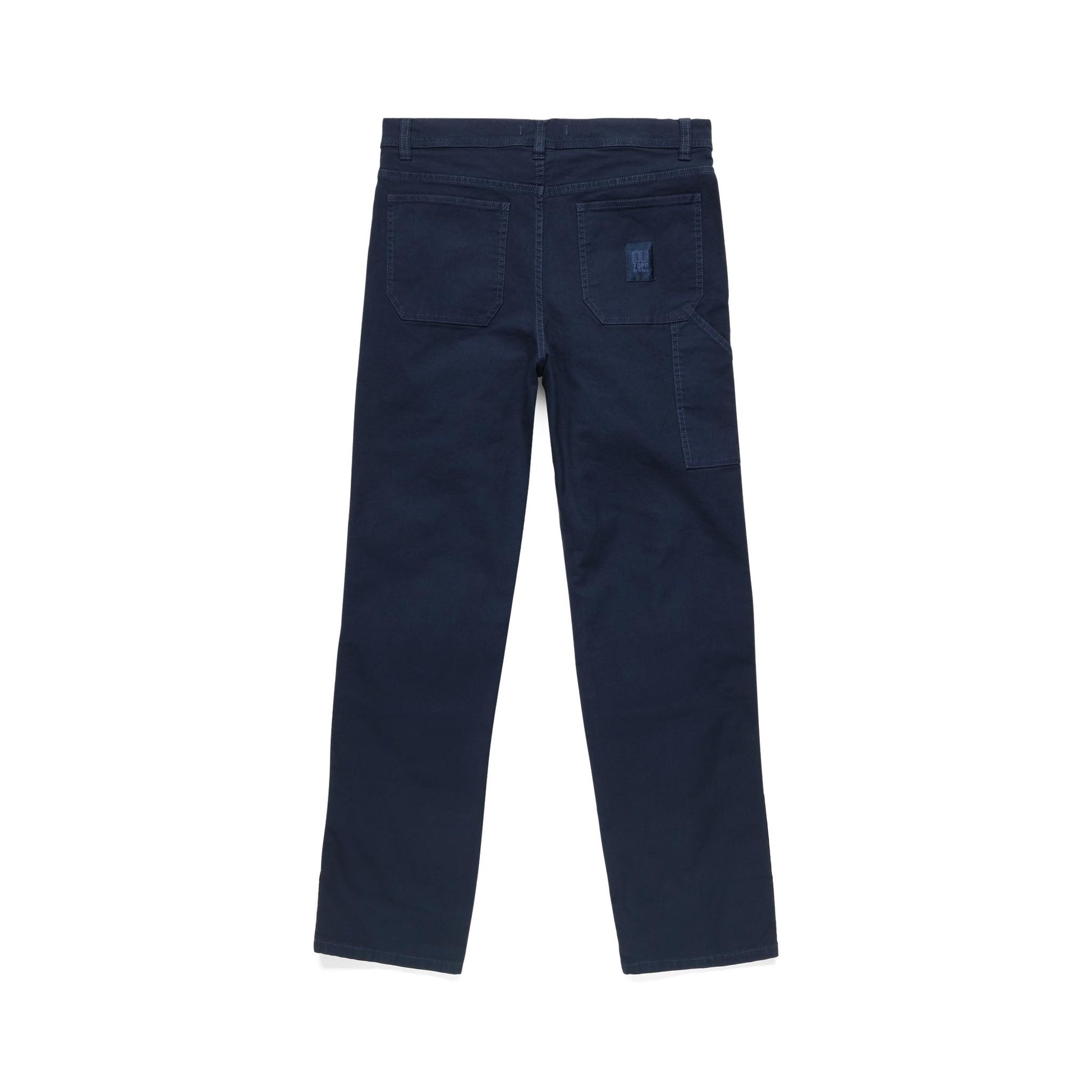 Back View of Topo Designs Utility Pants - Men's in "Midnight"