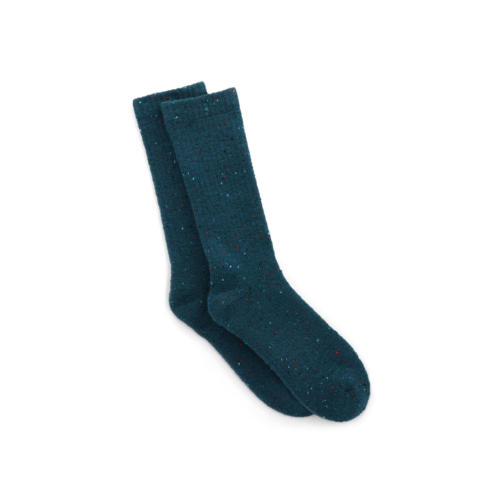 Back View of Topo Designs Mountain Socks in "Spruce"