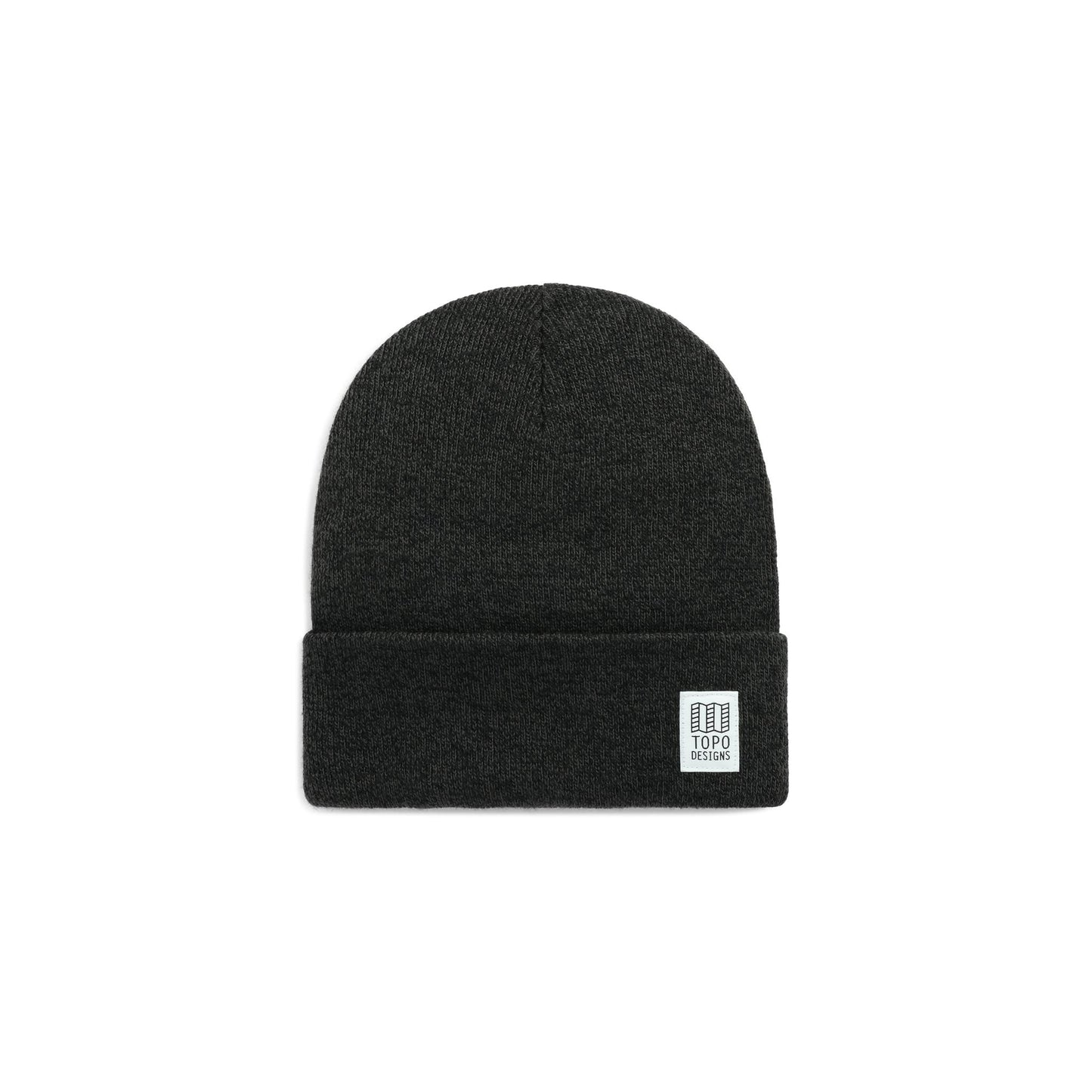 Front View of Topo Designs Work Cap in "Asphalt / Black Marl"