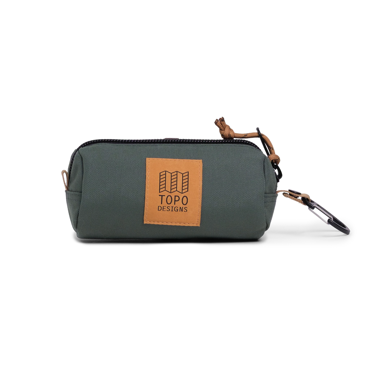 Front View of Topo Designs Burrito Bag in "Forest / Woodland"