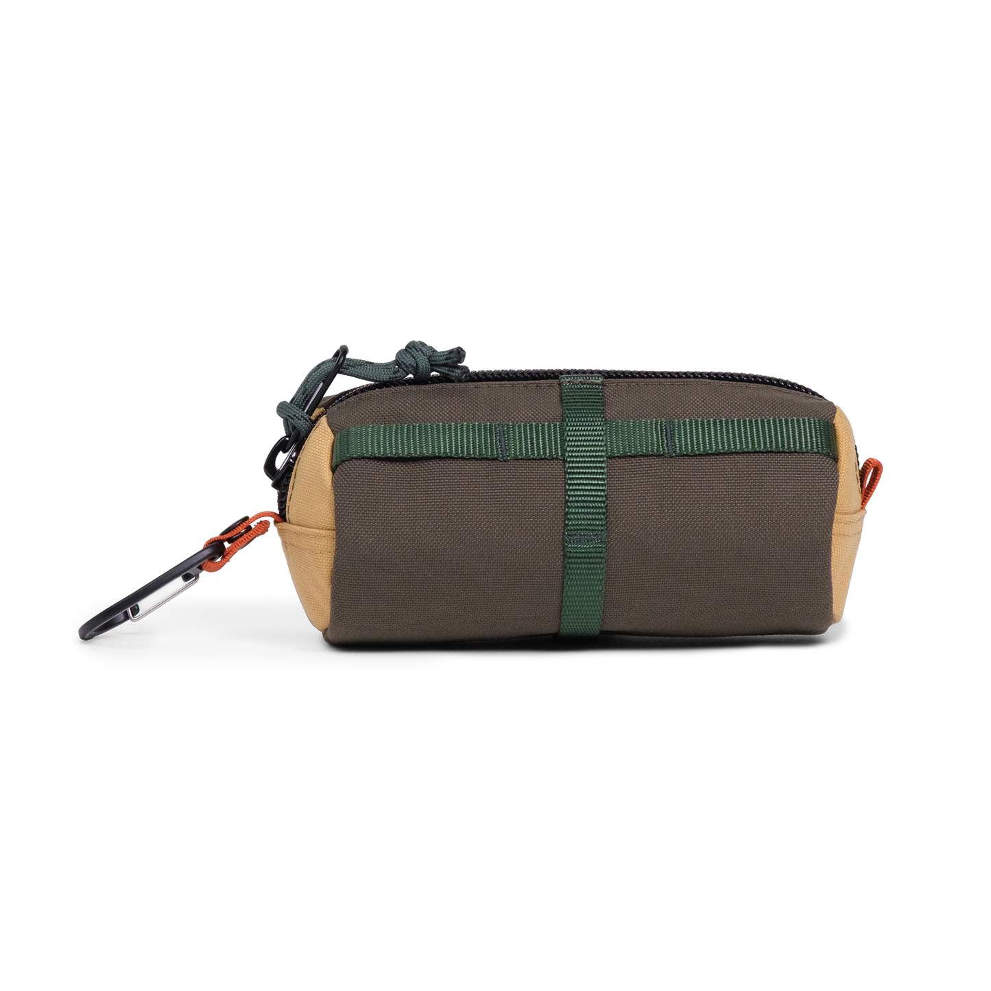 Back View of Topo Designs Burrito Bag in "Woodland / Goldenrod"