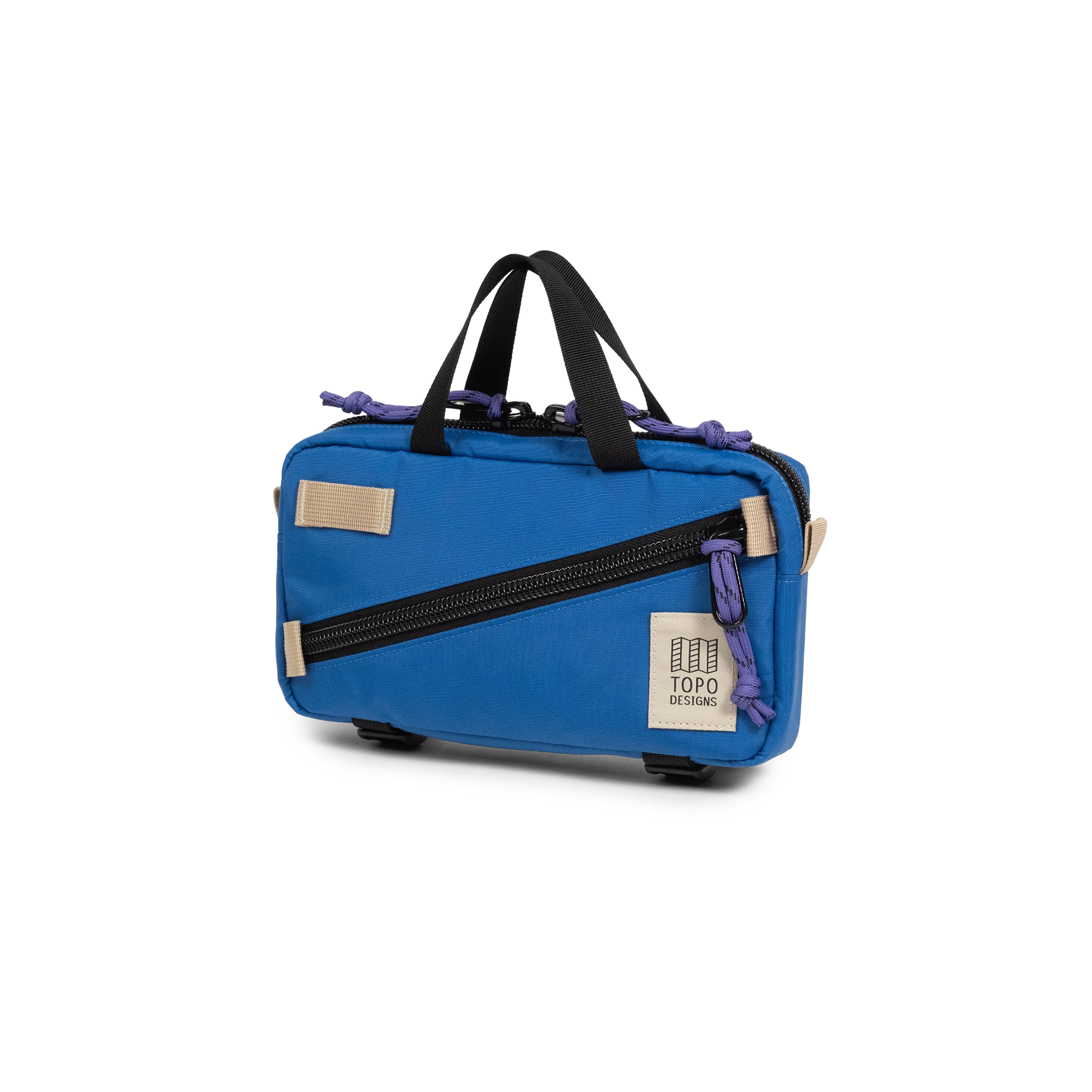 Front view of Topo Designs Mini Quick Pack in "Classic Blue"