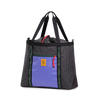 Front View of Topo Designs Mountain Utility Tote in "Grid / Very Peri"