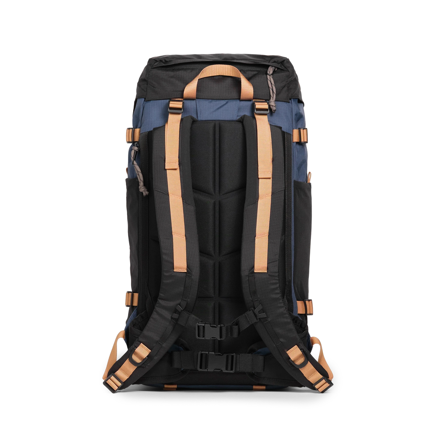 Back View of Topo Designs Rover Trail Pack 22L in "Bone White / Pond Blue"