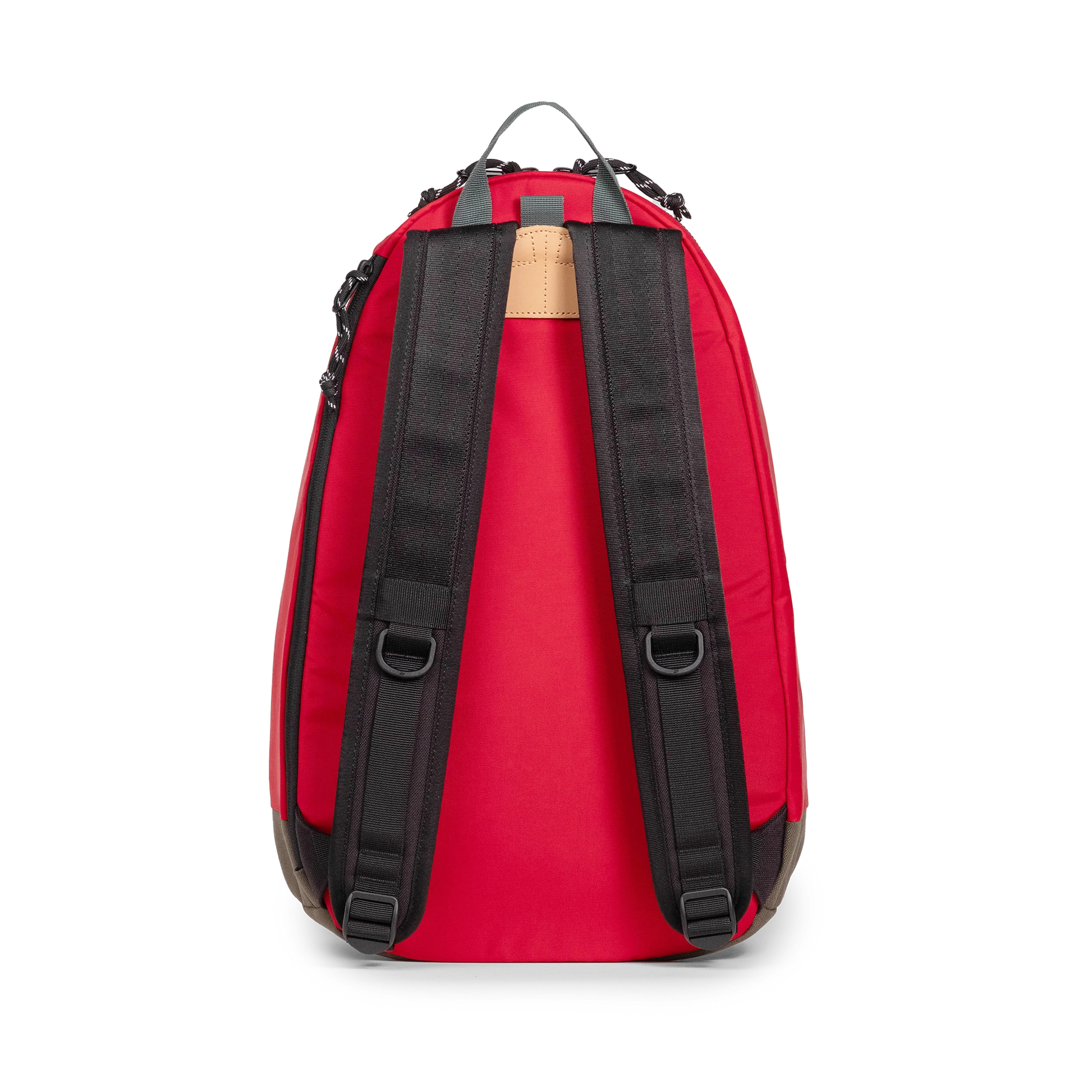 Back view of Topo Designs Classic Teardrop Backpack in "Salsa"
