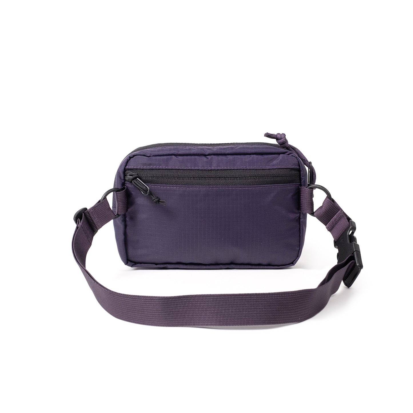 Front View of Topo Designs Ripstop Belt Bag in "Nightshade"