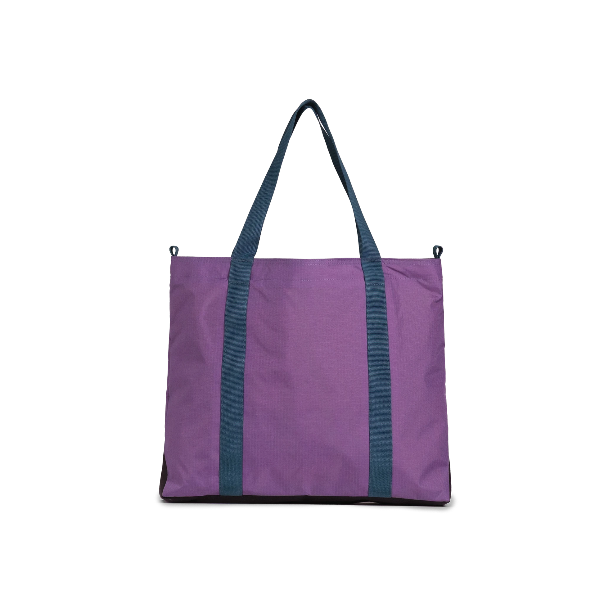 Back image of Topo Designs x AWA Mountain Essential Tote in "Loganberry / Caribbean"