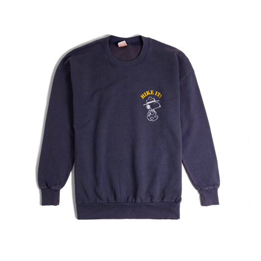 General front image of Topo Designs x TSPTR Hike It Crew in "Navy"