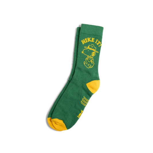 General product image of Topo Designs x TSPTR Hike It Socks in "Green"