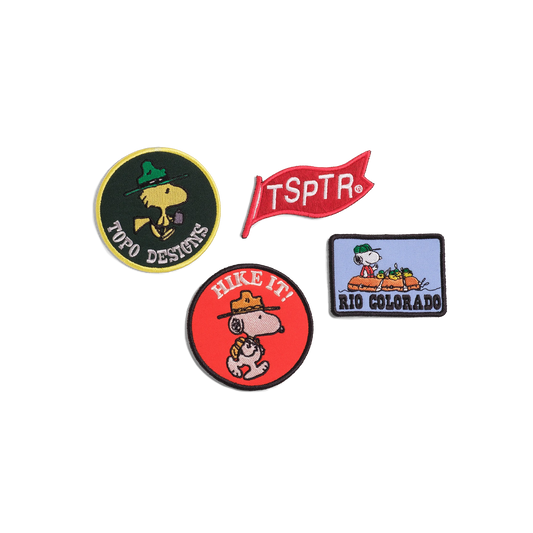 General image of Topo Designs x TSPTR Patch Set in the "Peanuts" variant