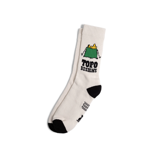 General product image of Topo Designs x TSPTR Tent Socks in "Ecru"