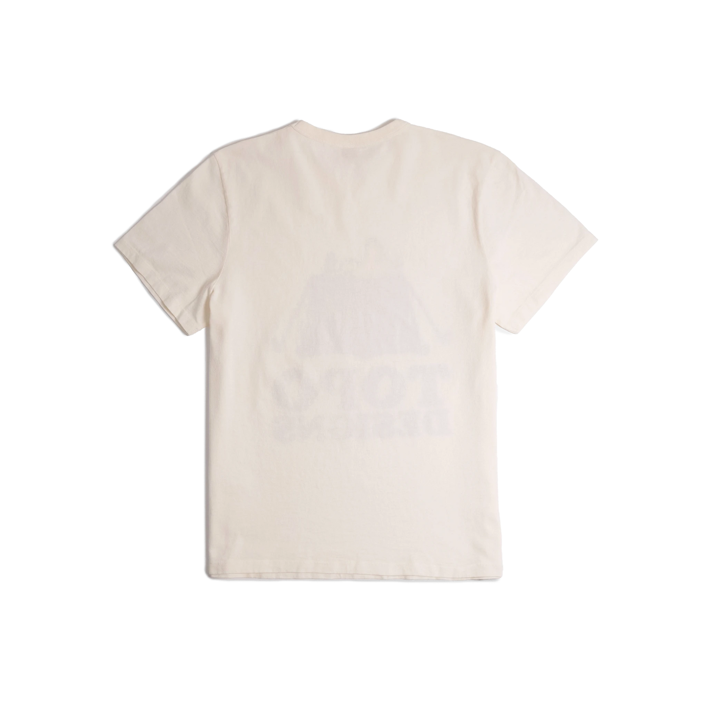 General back image of Topo Designs x TSPTR Tent Tee in "White"