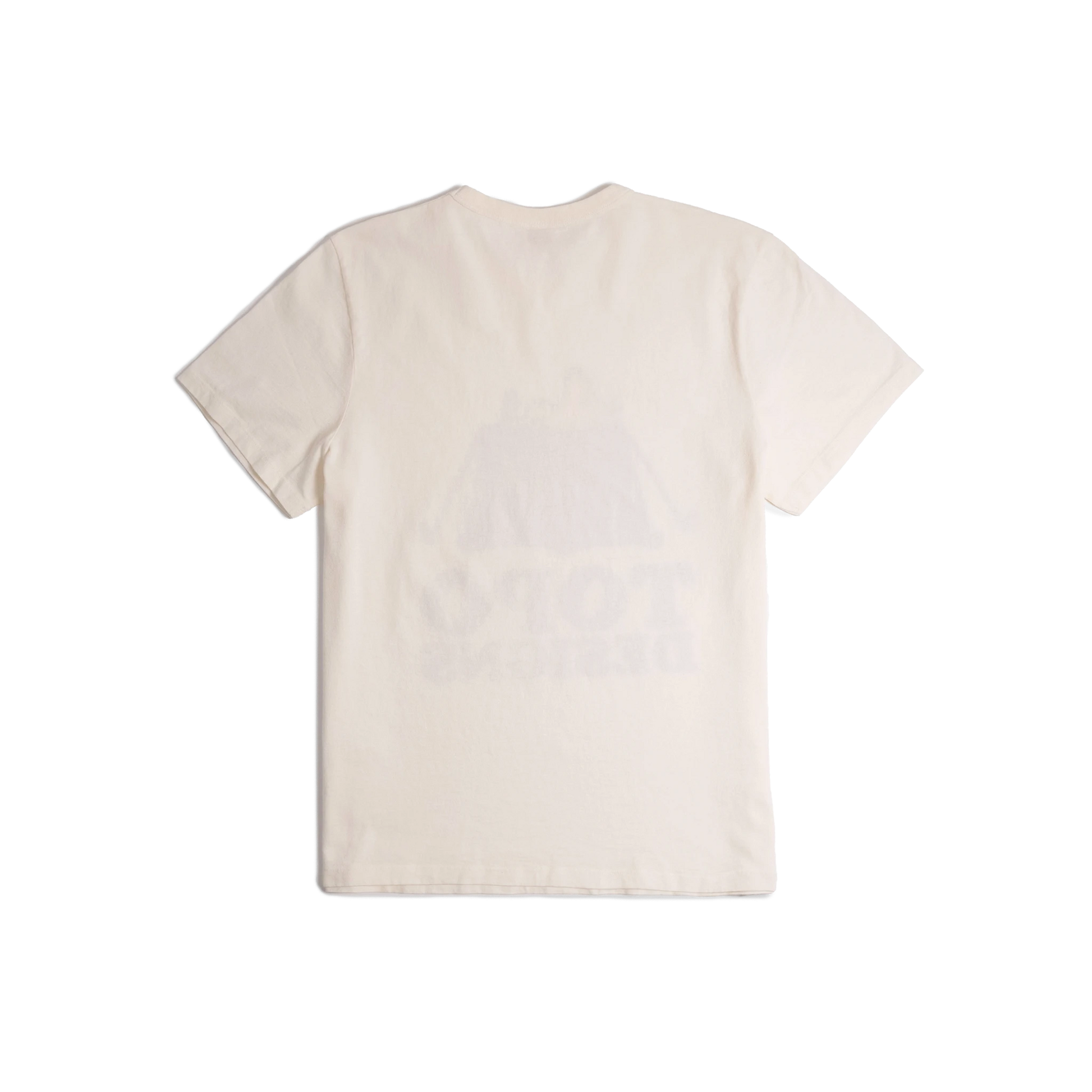 General back image of Topo Designs x TSPTR Tent Tee in "White"