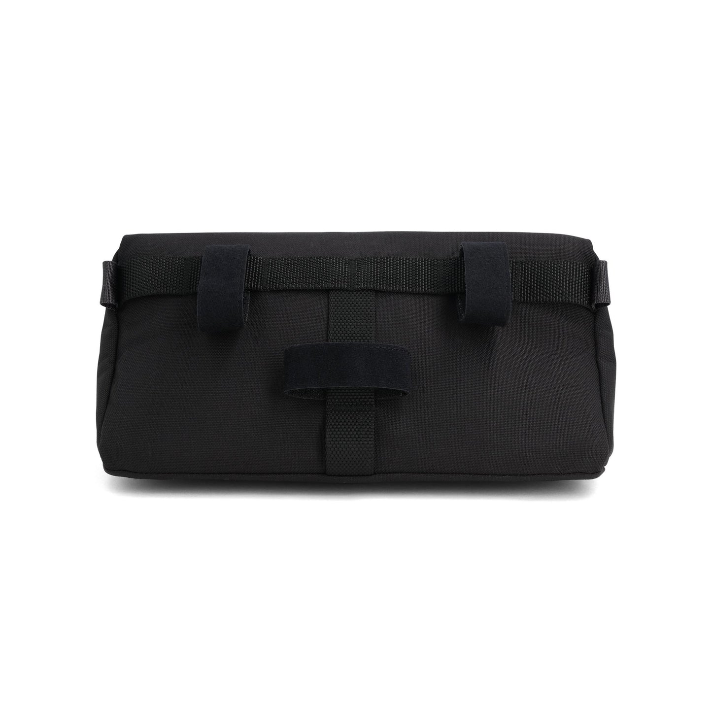 Back View of Topo Designs Bike Bag in "Black / Neutral"