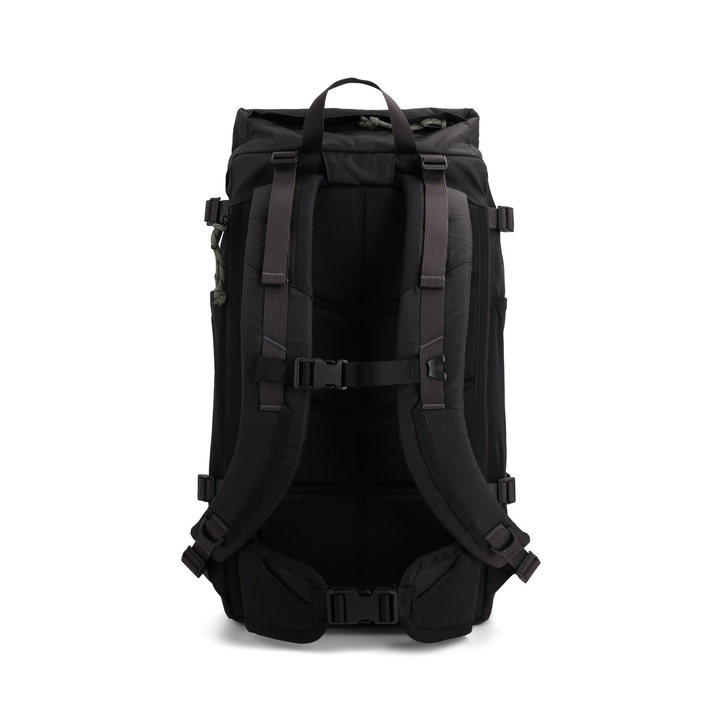 Back View of Topo Designs Rover Trail Pack 22L in "Black / Neutral"