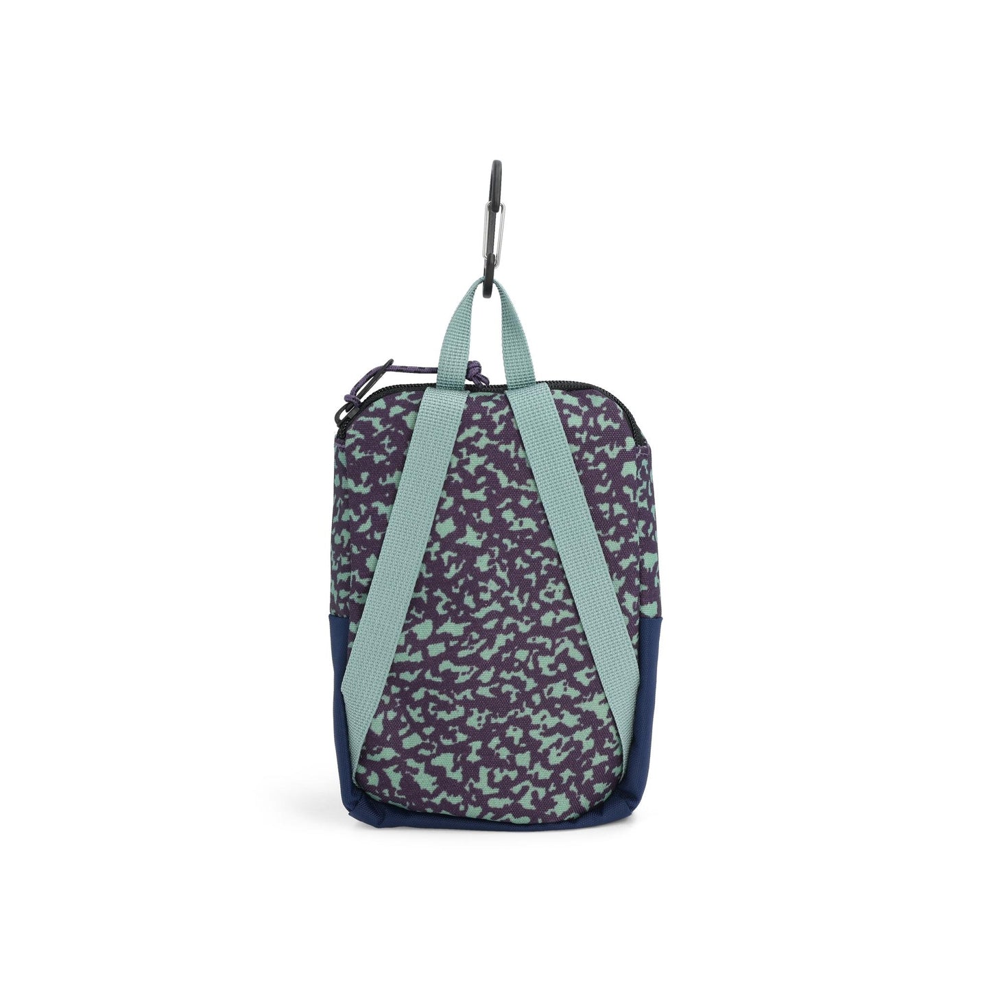 Back View of Topo Designs Rover Pack Micro in "Loganberry / Crackle"