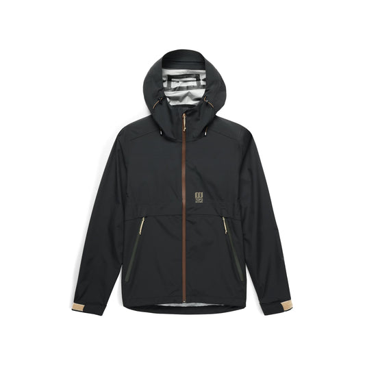 Front View of Topo Designs Global Jacket - Women's in "Black / Neutral"